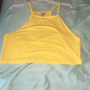 Yellow Crop top